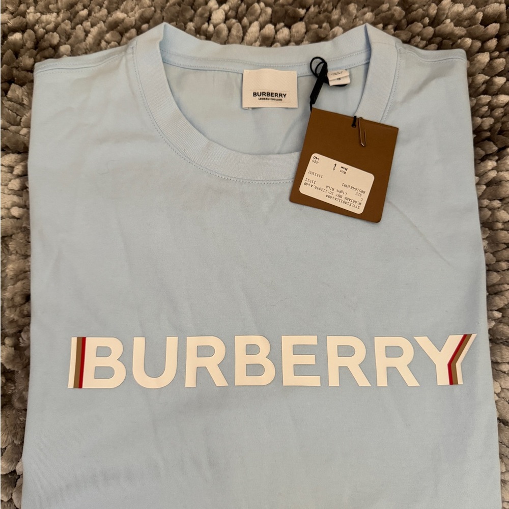 Burberry Light Blue Men's Shirt